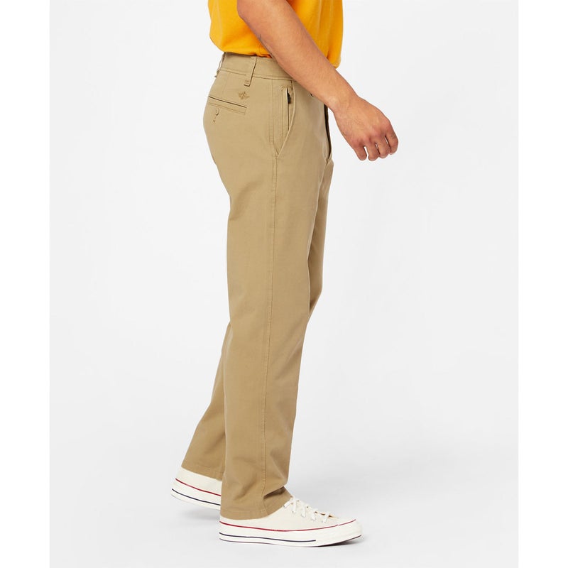 DockersÂ® Men's Straight Fit Ultimate Chino With Smart 360 Flex (Regular and Big & Tall), New British Khaki, 36W x 30L - Image 2